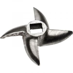 Image de Vhbw Couteau faucille taille 32, 15,1 x 15,1mm quatre lames, fonte compatible par ex avec hachoirs ADE, Caso, Fama, KBS, Porkert