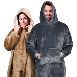 Oem Blanket with Sleeves Hoodie One size