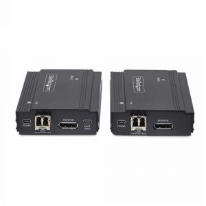 StarTech.com DisplayPort KVM Console Extender Over Fiber Optic, 4K 60Hz - Rallonge video/audio/USB - DisplayPort - Conformite TAA