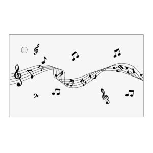 Ruedelafete Lot 10 étiquettes Musique