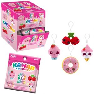 Funko Pop! Plush Keychain: Foodies - Cherry Ice Cream - Cherry Ice Cream - Mini-Figurine en Vinyle &agrave; Collectionner Porte-cl&eacute;s Fantaisie Fans