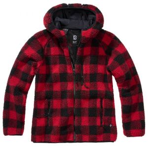 Brandit Veste Teddy 2XL Red / Black