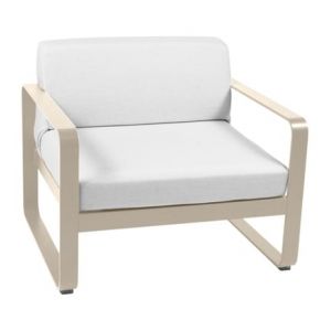 Fermob Fauteuil BELLEVIE - blanc grisé - 14 muscade