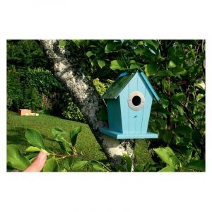 Decamp Nichoir m&eacute;tal et bois