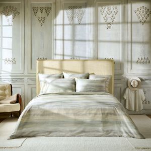 Anne de Solène Housse de couette satin beige 240x220 cm