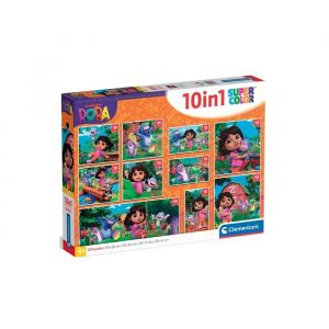 Clementoni Puzzle 10 en 1 - Dora