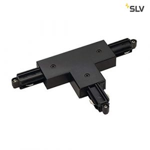 Image de SLV HV 1 circuit track T-connector 2 earth right DM 143080 Noir