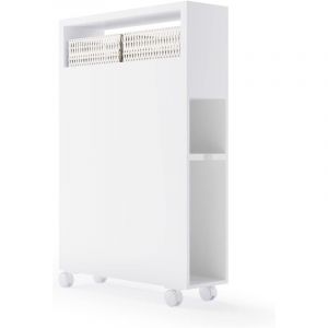 Meuble de salle de bain mobile multifonctionnel blanc 50 x 16 x 72,3cm