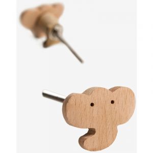 Lot de 2 poign&eacute;es Zoo Kids SKLUM El&eacute;phant
