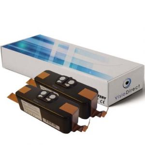 Visiodirect Lot de 2 Batteries pour IROBOT Roomba 615 4400mAh 14.4V -
