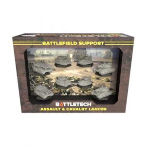 Catalyst Game Labs BattleTech - Forcepack de mercenaires - Lances d'assaut et de cavalerie de Soutien au Champ de Bataille - Extension - Jeu de Miniatures à partir de 14 Ans - Gris