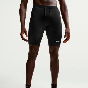 Nike Stride Half Tight Collant de course Hommes-noir, argent, Taille L