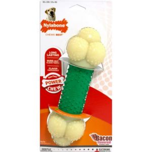 Nylabone Jouet Os Double Action Extreme Chew Pour Chien - S