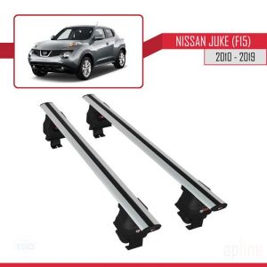 Barres de Toit ACE-4 Railing Porte-Bagages de voiture GRIS pour Nissan Juke (F15) 2010-2019