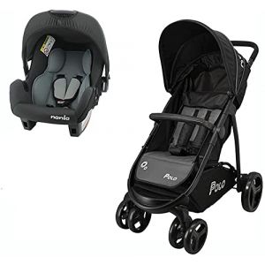 Nania Poussette combinée + siège auto Beone 4 étoiles test ADAC groupe 0+
