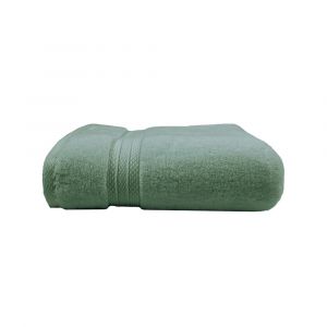 Garnier Thiebaut Serviette eponge pur coton 550 g/m² Elea Vert Garnier-thiebaut - Couleur Vert - Taille M