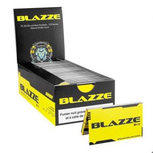 Papier à rouler regular BLAZZE - Boite de 25 carnets de 120 feuilles à rouler courtes