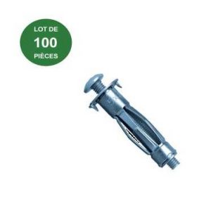 Plombelec 053010 - Cheville Plombagrip avec vis 5x43mm 100 pièces