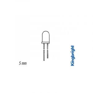 Image de Velleman Kingbright Phototransistor transparent 5mm 940nm (WP7113P3C)