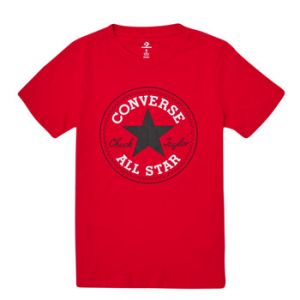 Converse T-shirt enfant CORE CHUCK PATCH TEE - Couleur 8 / 10 ans,10 / 12 ans,12 / 13 ans - Taille Rouge