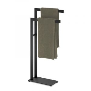 Image de Zack LINEA towel stand, Black rubber feet