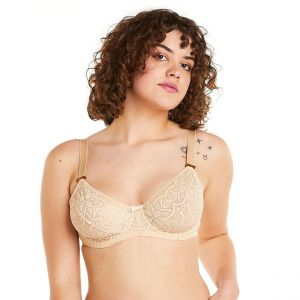 Soutien-gorge à armatures grand maintien nude Apologie beige