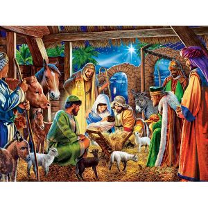 Master pieces Puzzle Pièces XXL - Away in a Manger