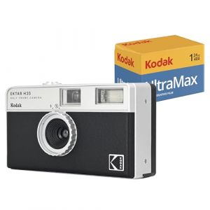 Kodak Appareil photo jetable Ektar H35 Noir + Film Ultramax 24 poses
