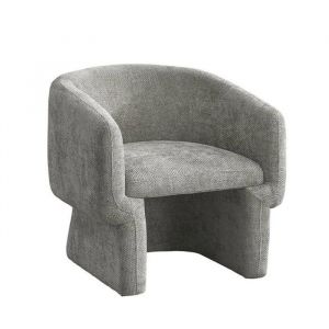 KAYLI - Fauteuil cabriolet en tissu taupe