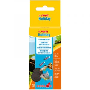 Sera Nourriture pour Aquariophilie Holiday 10 Plateau