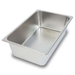 VERTES Bac GN 1-1 Gastro Norm, Acier inoxydable, 150mm de profondeur, Hygiénique, Inoxydable, Anti-rayures, -40° à +300°C