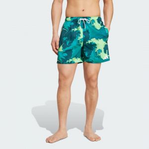 Adidas Maillot de bain de natation tie dye sh 5in homme blanc