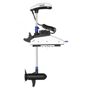 Moteur de Bateau de Pêche à la Traîne-VEVOR-Poussée 25 kg-Moteur Hors-bord Électrique 12 V-avec GPS Tige 1370 mm