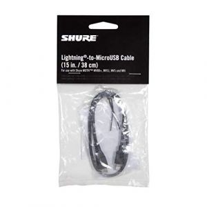 Shure AMV-LTG15 c&acirc;ble Lightning vers micro-USB