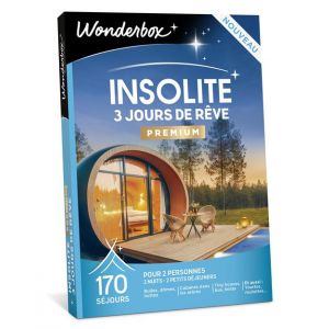 Wonderbox Coffret Cadeau - Séjours - Insolite - 3 Jours De Rêve - Accordez-Vous Une Parenthèse Pleine D’originalité !