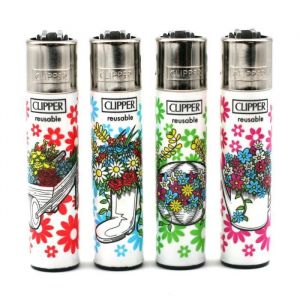 Image de Lot de 4 Briquets Clipper Décors Spring Mix 2