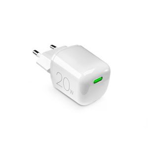Image de Puro Chargeur pour t&eacute;l&eacute;phone mobile Bloc secteur MiniPro 20W Blanc