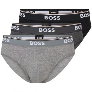 Boss Effect Brief 3P CO/EL Slips, Open Grey61, XS (Lot de 3) Homme