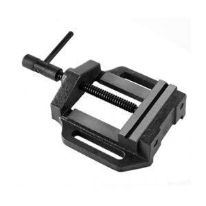 Eberth 125 mm Ètau pour perceuse (125 mm Largeur de mâchoire, 100 mm Ouverture de mâchoire, Acier moulé, Construction robuste)