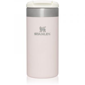 Stanley Aerolight Transit Mug Isotherme Café 0.35L - 4 Heures Chaud - 6 Heures Froid - Couvercle Étanche et Blocable - Thermos - Lavable au Lave-Vaisselle - Rose Quartz