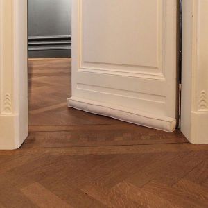 Image de Boudin de porte magnétique - beige 90 cm - protection contre les courants d’air et le bruit - carré - différentes tailles