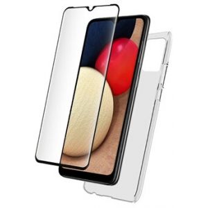 Bbc Coque et étui téléphone mobile Pack avec coque + verre trempé pour Samsung A03S
