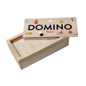 Domino Animaux en bois multicolore Kindsgut