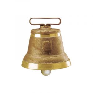 Cloche ronde en fonte de laiton n° 8