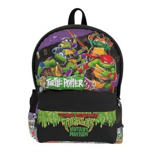 CYPBRANDS Tortugas Ninja Mochila Juvenil Adaptable A Trolley-Mutants, Sac à Dos Mixte Enfant, Multicolore, Taille Unique
