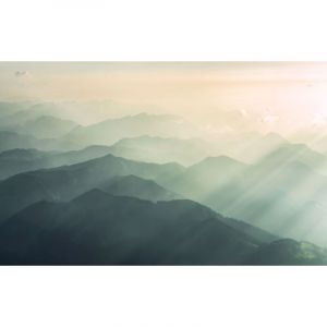 Komar Papier peint panoramique naturel Collines Brumeuses