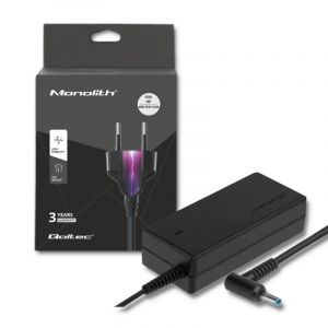 QOOpro Adaptateur secteur et onduleur d'int&eacute;rieur Qoltec 50051.65w.hp Noir