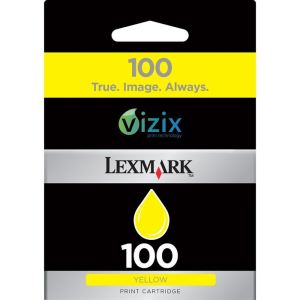 Image de Lexmark 14N0902 - Cartouche d'encre n°100 jaune