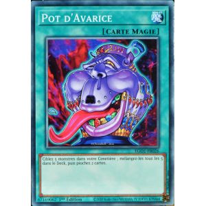 Carte Yu-Gi-Oh Ego1-Fr026 Pot D'avarice Commune Neuf Fr