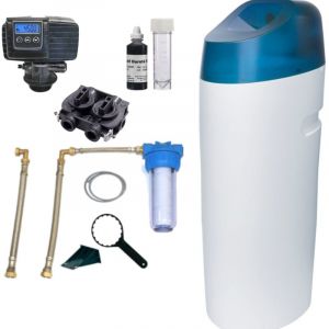 Apic Adoucisseur d'eau 30L Vanne Fleck 5600 SXT complet avec accessoires